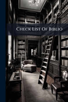 Paperback Check List Of Biblio Book