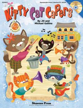 Paperback Kitty Cat Capers [With CD (Audio)] Book