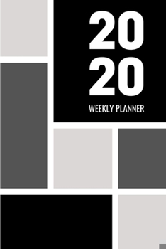 Paperback 2020 Weekly Planner: Notebook for Daily Schedule and Activity Organize - Journal Notebook for 2019-2020 - Daily Agenda and Calendar for 202 Book