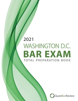Paperback 2021 Washington D.C. Bar Exam Total Preparation Book