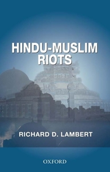 Hardcover Hindu-Muslim Riots Book