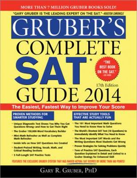 Paperback Gruber's Complete SAT Guide 2014 Book