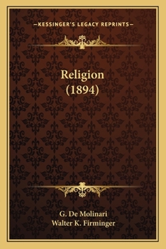 Paperback Religion (1894) Book