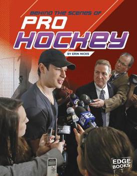 Hardcover Behind the Scenes of Pro Hockey Book