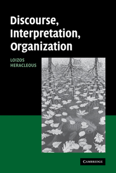 Paperback Discourse, Interpretation, Organization Book