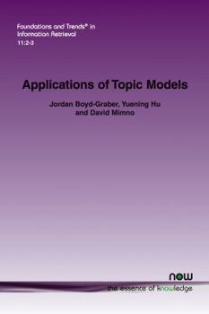 Paperback Applications of Topic Models Book