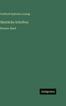 Sämtliche Schriften: Neunter Band (German Edition)
