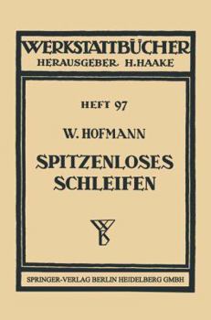 Paperback Spitzenloses Schleifen [German] Book