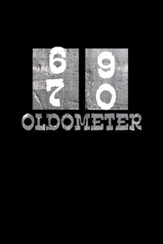 Oldometer: Funny Birthday Sarcastic Gag Gift. Vintage Joke Notebook Journal Present & Sketchbook Diary Keepsake.
