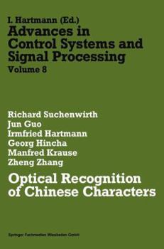 Paperback Optical Recognition of Chinese Characters [German] Book