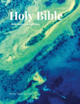 Paperback 1599 Geneva Bible: Note Takers Version [Old_English] Book