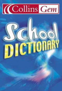 Paperback School Dictionary (Collins Gem) Book