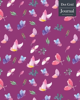 Dot Grid Journal: Notebook Planner with Unique Butterflies Themed Cover Design