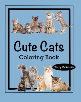 Paperback Cute Cats Coloring Book