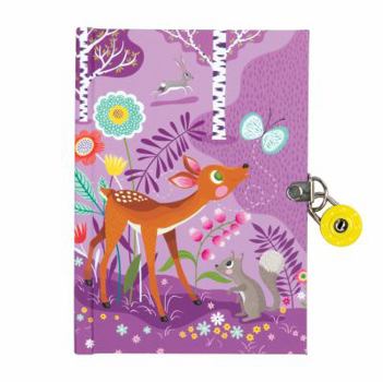 Diary Forest Friends Locked Diary Book