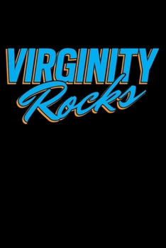 Paperback Journal: Virginity Rocks Virgin No Premarital Sex Purity Christian Black Lined Notebook Writing Diary - 120 Pages 6 x 9 Book