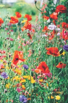 Paperback Small Open-Dated Minimalist Planner Poppy Field Book