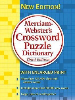 Paperback Merriam-Webster's Crossword Puzzle Dictionary [Large Print] Book