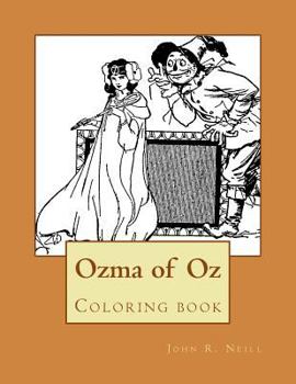 Paperback Ozma of Oz: Coloring book