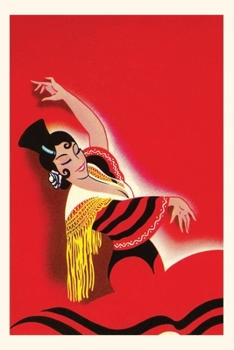 Paperback Vintage Journal Flamenco Dancer Poster Book