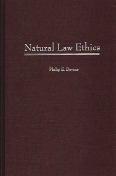 Hardcover Natural Law Ethics Book