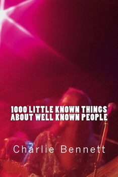 Paperback 1000 Little Known Things About Well Known People Book