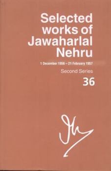 Hardcover Selected Works of Jawaharlal Nehru: Volume 36 Book