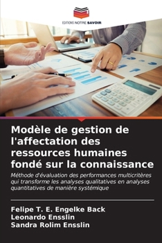 Paperback Modèle de gestion de l'affectation des ressources humaines fondé sur la connaissance [French] Book