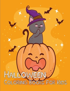 Paperback Halloween Coloring Books For Kids Book