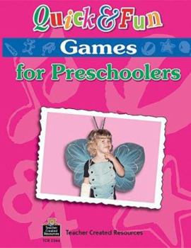 Paperback Quick and Fun Games for Preschoolers Book