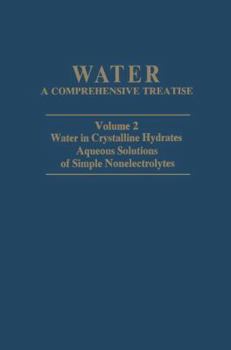 Water in Crystalline Hydrates Aqueous Solutions of Simple Nonelectrolytes