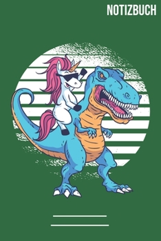 Notizbuch Liniert Einhorn Trex Team: A5 Notizbuch /  Notebook • 111 Seiten  • Extra  Kalender 2020 •  Einzigartig •  Liniert •  Linien •  Linie • Geschenk • Geschenkidee (German Edition)