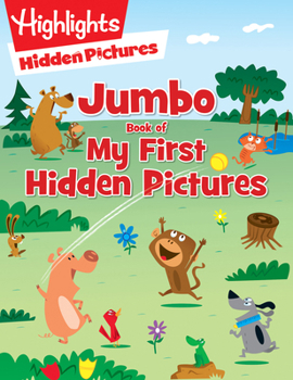 Paperback Jumbo Book of My First Hidden Pictures: 115+ Hidden Pictures Puzzles in Highlights Activity Book, Seek and Find Puzzles for Kids 3+ Book