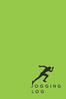 Jogging Log: Chartreuse Running Journal | Track Your Running Progress | Running Training Record Book | Daily Running Log | 6x9inch 100 pages