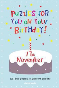 Paperback Puzzles for you on your Birthday - 17th November Book