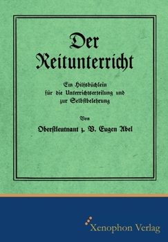 Paperback Der Reitunterricht: Faksimile Ausgabe [German] Book