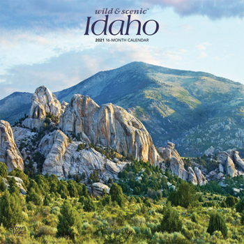 Calendar Idaho Wild & Scenic 2021 Square Book
