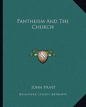 Paperback Pantheism And The Church Book