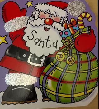 Hardcover Santa (Christmas Shaped Boards) Book