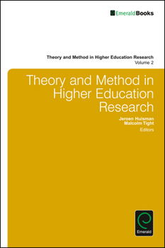 Hardcover Theory and Method in Higher Education Research Book