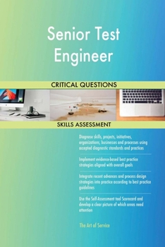 Paperback Senior Test Engineer Critical Questions Skills Assessment Book