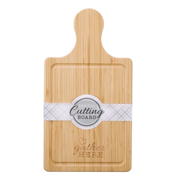 Misc. Cutting Board Wood Gather Here Book