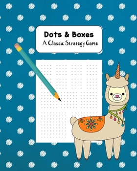 Paperback Dots & Boxes A Classic Strategy Game: Large and Small Playing Squares, Big Book Dot to Dot Grid, Game of Dots, Boxes, Dot and Line, Pigs in a Pen, Bla Book