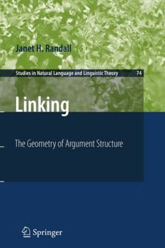 Paperback Linking: The Geometry of Argument Structure Book