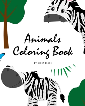 Paperback Animals Coloring Book for Children (8x10 Coloring Book / Activity Book) Book