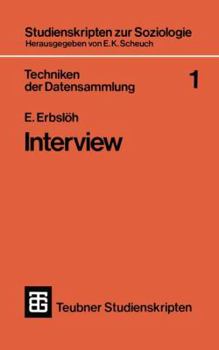 Paperback Techniken Der Datensammlung 1: Interview [German] Book