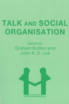 Hardcover Talk and Social Organisation Book