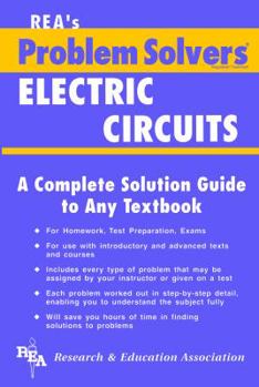 Paperback Electric Circuits Problem Solver Book