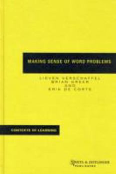 Hardcover Making Sense of Word Problems (Contexts of Learning) Book