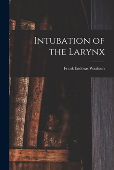 Paperback Intubation of the Larynx Book